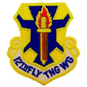   Air Force 12th Flying Training Wing Shield Patch Patio, Lawn & Garden