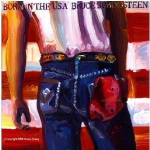  Bruce Springsteen   Born in the USA album cover 