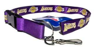 Los Angeles Lakers Purple Lanyard Key Chain ID Strap  