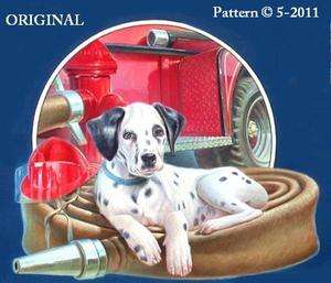 Dalmation Pup Cross Stitch Pattern Fire Dog TBB  