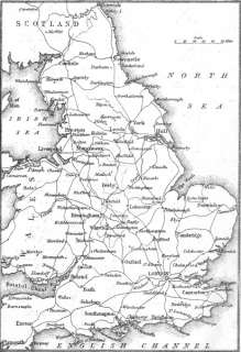 Title of Map Sketch map of England and Wales 
