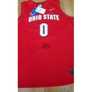 Jared Sullinger Signed Ohio State Buckeyes Jersey COA   Autographed 