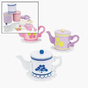  Tea Pot Craft Kit (1 dz) Toys & Games