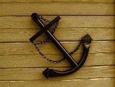 Black Boat Anchor Nautical Wall Hanging Decor Accent 2  