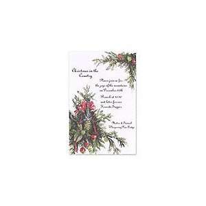  Pineapple & Bough Holiday Invitations Health & Personal 