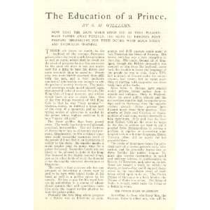  1902 Education of a Prince Siam Germany Italy England 