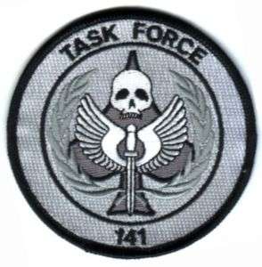 MINI CALL OF DUTY TASK FORCE 141 VELCRO PATCH   GAME22  