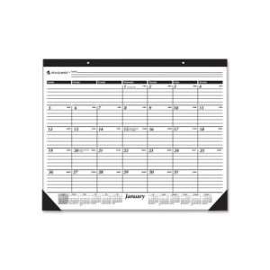  At A Glance Desk Pad Calendar   White   AAGSK240012 