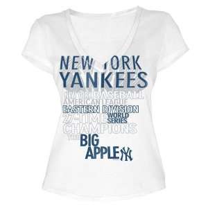 New York Yankees Foil Slubbed Tee