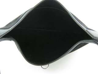 AUTH HERMES Limited Edition Trim Black Suede Handbag  