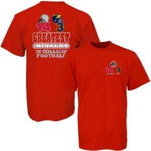   Wolverines Scarlet Youth Bragging Rights T shirt