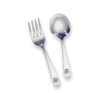  Lunt Sterling Silver Royalty 2 Piece Baby Set
