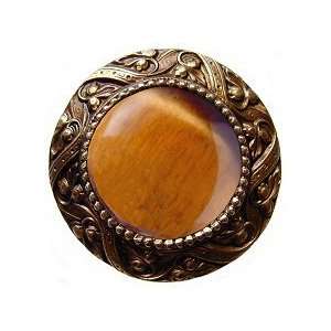  Victorian Jewel / Tiger Eye, Antique Brass Beauty