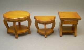   Rapids Furniture Co. Wood Dollhouse Sofa Chair Table Radio  