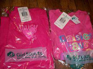 NWT 2 pc Daisy Girl Scouts Pink T shirt Pants XXS XS S  