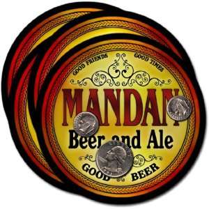  Mandan, ND Beer & Ale Coasters   4pk 