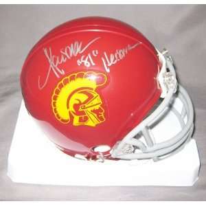  Marcus Allen Autographed/Hand Signed USC Trojans Mini 