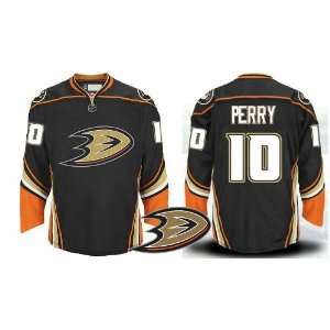  Ducks Authentic NHL Jerseys Corey Perry Third Black Hockey Jersey 
