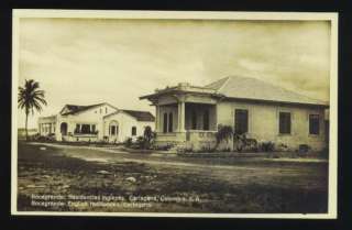 CARTAGENA COLOMBIA BOCAGRANDE HOMES RPPC c. 1930s  