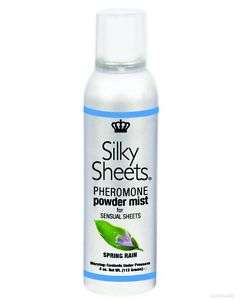 SILKY SHEETS Bed & Body Spray w/Pheromones Spring Rain  