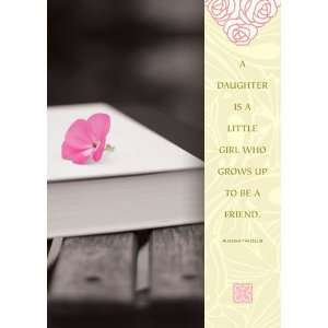  Bookmark Daughter W/ Flower on Book Health & Personal 