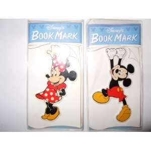  2   Disney Clip on Bookmarks (Mickey & Minnie) Everything 