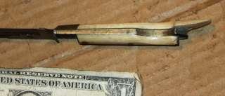Vintage Bone,Brass Handle Knife,Dagger,War Relic,Fighting Weapon 