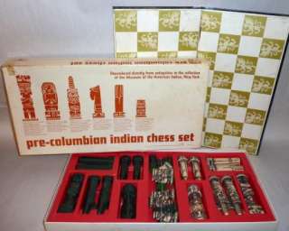 1963 Pre Columbian Indian Chess Set   Museum of the American Indian 