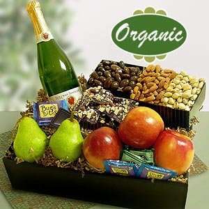 Organic Snack Sensation Basket  Grocery & Gourmet Food
