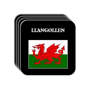 Wales   LLANGOLLEN Set of 4 Mini Mousepad Coasters