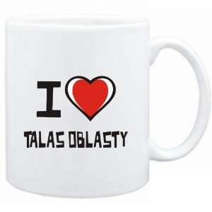  Mug White I love Talas Oblasty  Cities Sports 