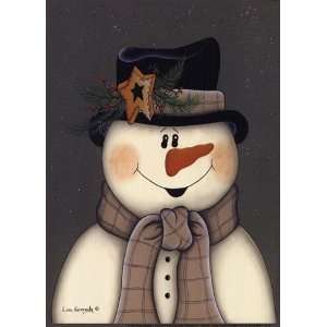    Star Snowman   Poster by Lisa Kennedy (5x7)