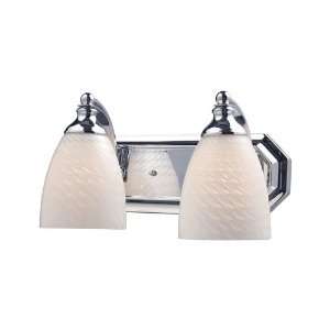  ELK Lighting 570 2C WS Vanity 2 Light Bathroom Lights in 