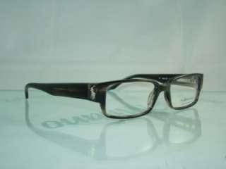 POLO RALPH LAUREN 1877 T30 BLACKISH GREY Eyeglasses Frames SIZE 53 