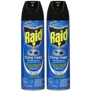 Raid Flying Insect Killer Insecticide Spray, 15 oz 2 ct (Quantity of 4 