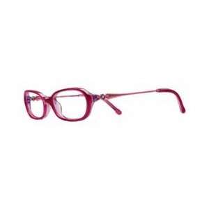  Jessica McClintock 409 Eyeglasses Cherry laminate Frame 