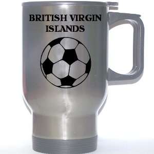  Soccer Stainless Steel Mug   British Virgin Islands 