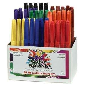   Color Splash® Broadline Markers (Pack of 48) Arts, Crafts & Sewing