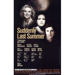   Last Summer Poster Broadway Theater Play 27x40
