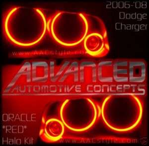 Dodge Charger Headlight RED HALO Demon Eyes SRT/RT/SXT  