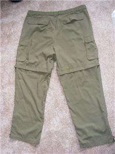 Mens Boy Scout Switchback Convertible Hiking Pants XL  