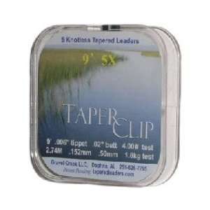 Gravel Creek TaperClip 9 Leaders   Sizes 3X, 4X  Sports 