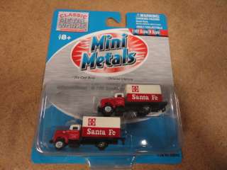 Mini Metals Pair of Santa Fe Box Trucks N Scale  