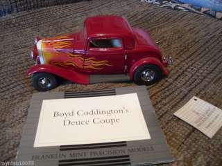 Franklin Mint 1932 Boyd Coddingtons Deuce Coupe  