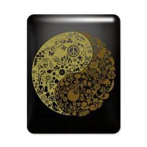  iPad Case Black Symbolic Yin Yang 