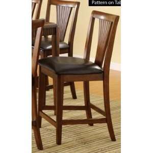 Lewistown Dark Oak Wood Counter Height Chair by Furniture 
