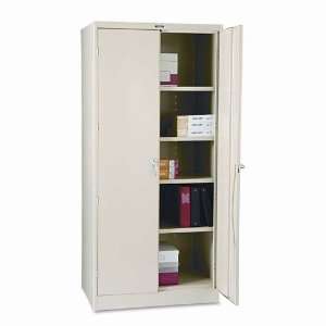   Cabinet with Locking Swing Out Doors, 36w x 24d, Putty (TNN110379