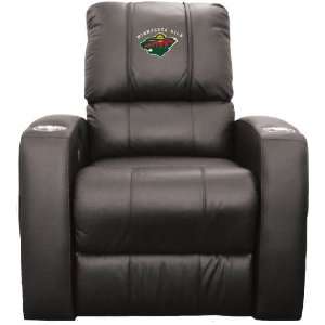  NHL Minnesota Wild XZipit Home Theater Recliner with Logo 