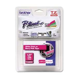 BROTHER TZ Standard Adhesive Laminated Labeling Tape 1/2 Inch X 16.4 