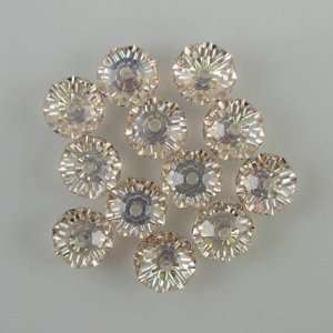  8 8mm Swarovski crystal rondelle 5040 Silk AB beads
